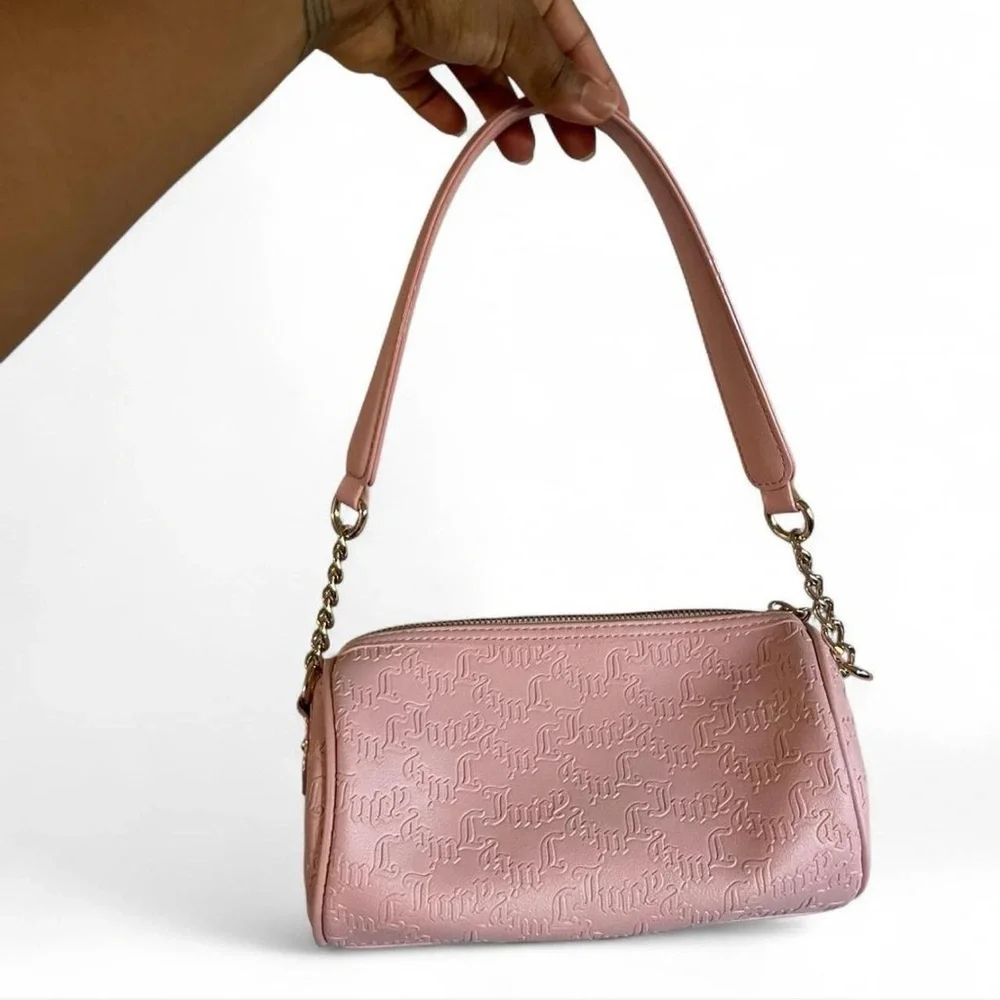 Juicy Couture Blush Pink Embossed Shoulder Bag - Picture 3 of 4